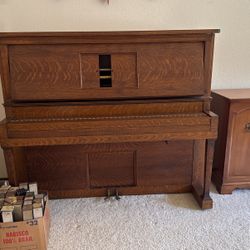 Player piano with 150  Rolls. Free!