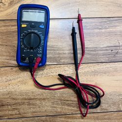 Digital Multimeter AC/DC Tester 9 Function with Audible Continuity...