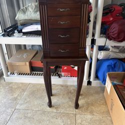 Small Maria Jewelry Armoire – Espresso, 2‑5 Drawers