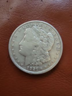 1921 P  Morgan silver dollar