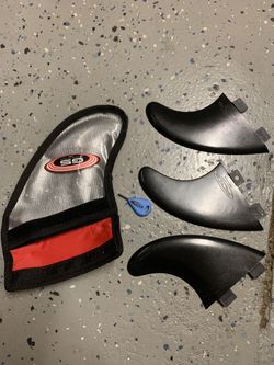 New FCS Surfboard Fins.