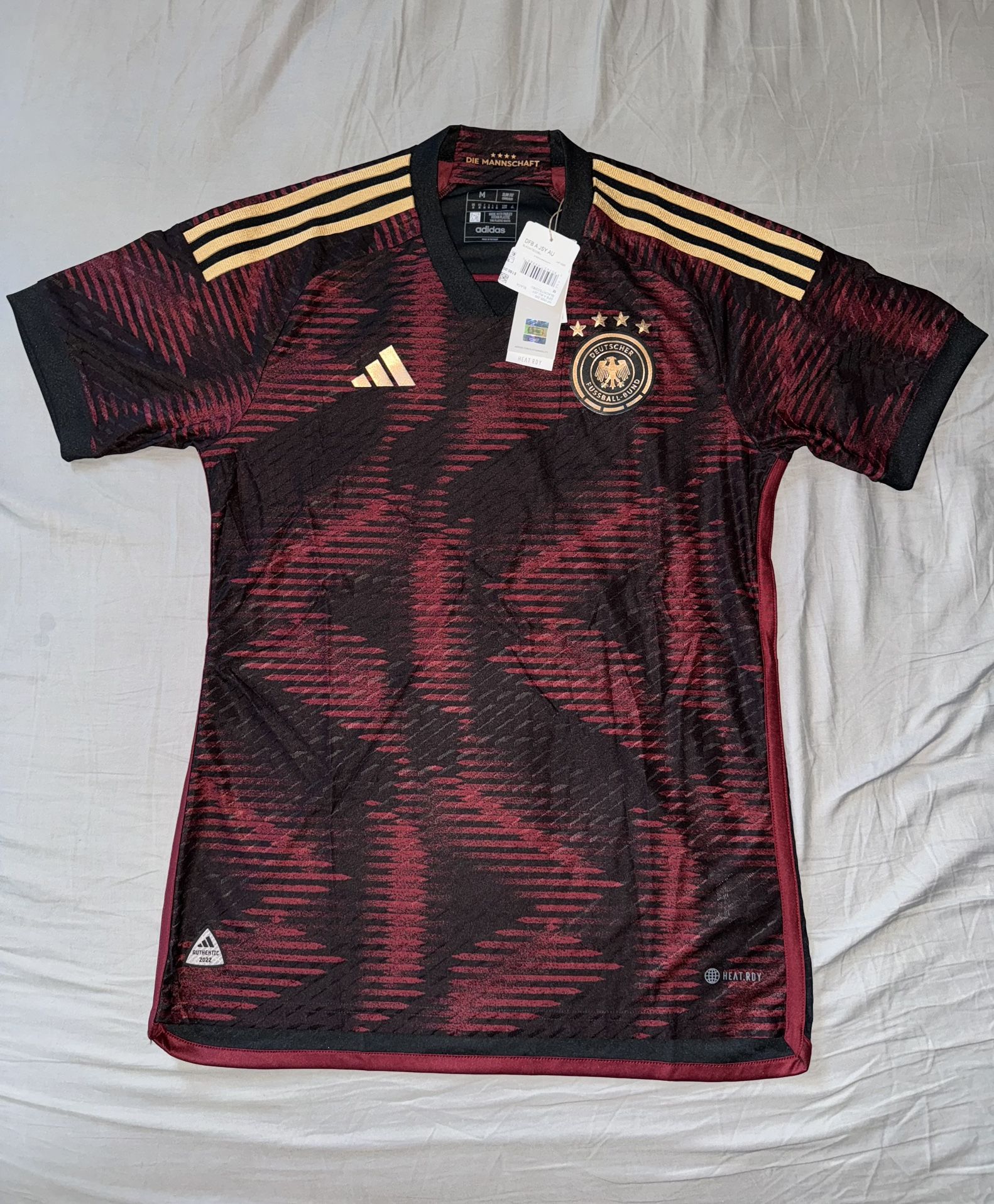 Adidas Germany 2022 World Cup Authentic Away Jersey