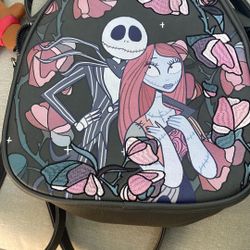 Nightmare Before Christmas Jack And Sally Backpack 
