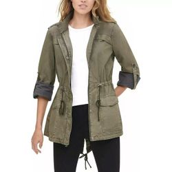 Levi's Women's Cotton Hooded Anorak Jacket, M