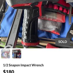 1/2 Snapon Impact Wrench 