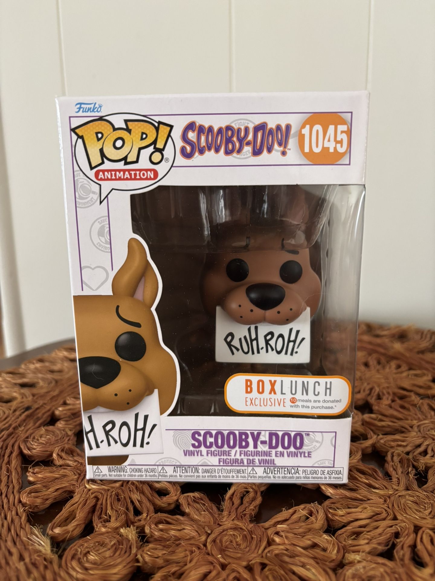 Scooby-doo 1045 Funko Pop Box Lunch Exclusive