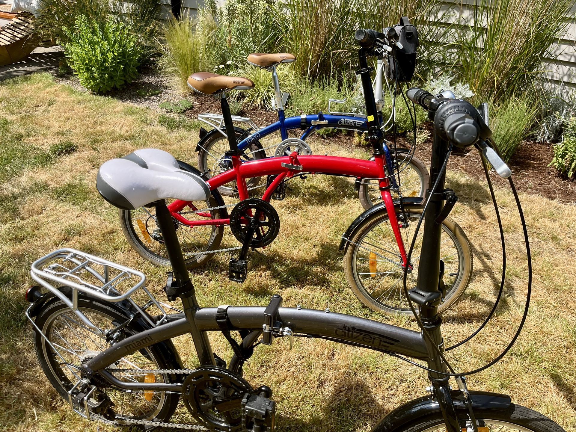 A family of Citizen Folding Bikes