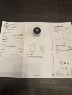 IGI Cert. Emerald Cut 2.31 carat G color VS 1