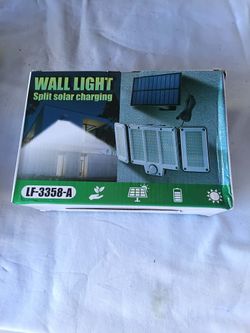 Solar Split  LED Wall Light