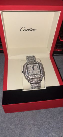 Cartier moissanite watch