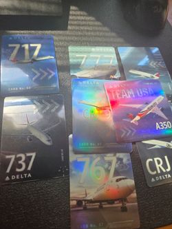 Delta trading cards