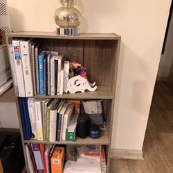 Grey Book Shelf