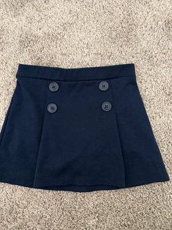 Toddler girl uniform skirt