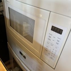 White Oven microwave Stack
