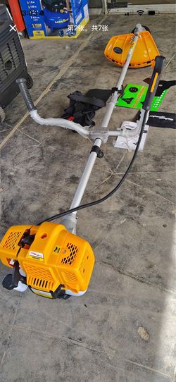 52CC 2-Cycle Gas Powered String Trimmer Edger Weed Eater, 2-in-1 Multi Garden Tools with 10" Brush Cutter, Cordless Hedge Trimmer Grass Trimmer Lawn M
