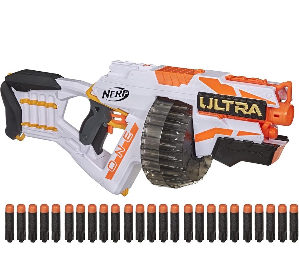 Open Box NERF Ultra One Motorized Blaster, 25-Dart Drum