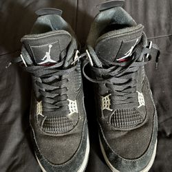 Air Jordan Four Black Canvas