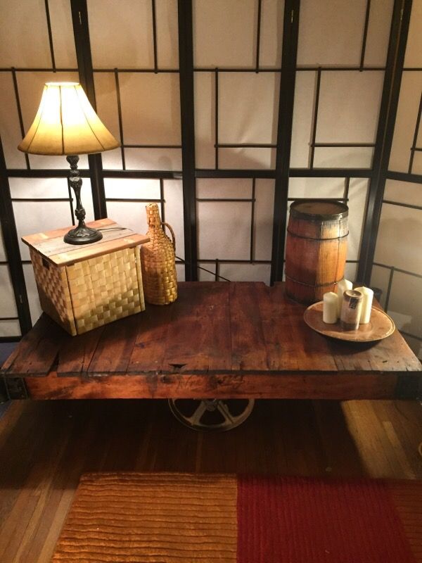 Nutting cart 2024 coffee table