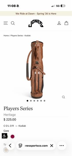 Jones player series heritage bag high quality