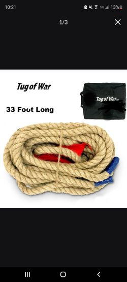 Tug of War Rope 33 Foot with Carry Bag