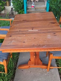 Rustic Wooden Dining Table