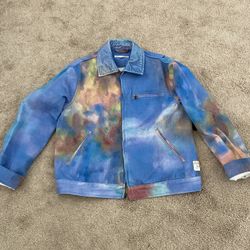 Lebron James Pastel Denim Jacket (Tie-Dye)