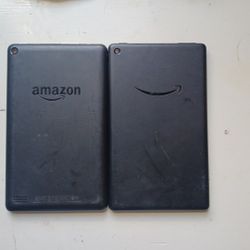 1 Fire Tablet and one Amazon Tablet 