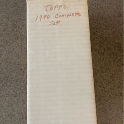 1980 Topps Complete Set