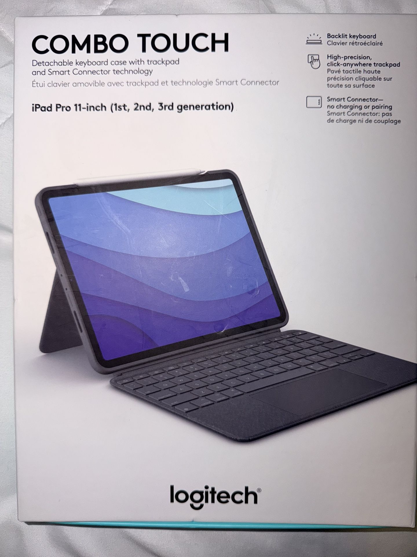 Logitech Combo Touch iPad Pro (1st, 2nd, 3rd Gen)