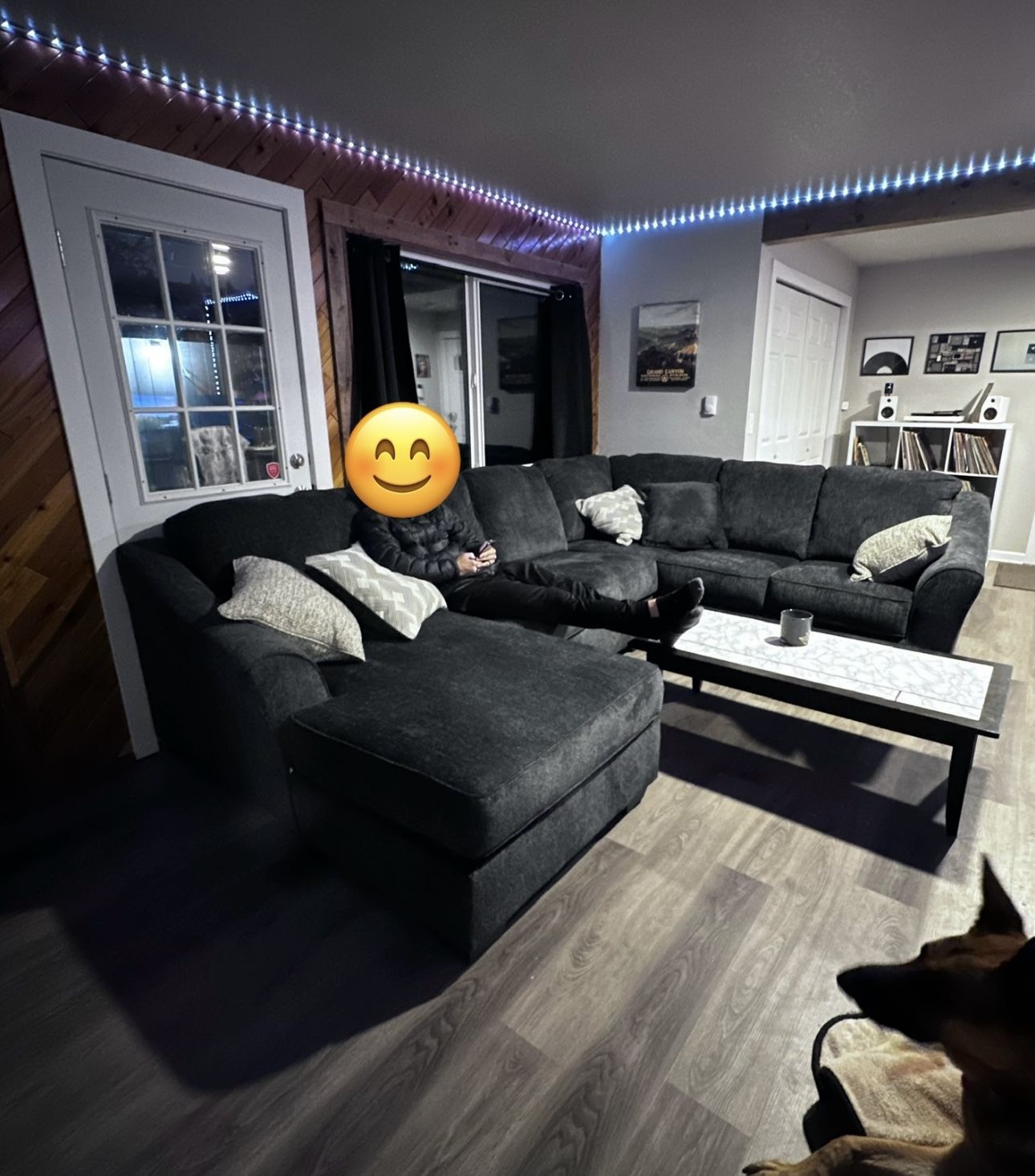 Eltmann 3 -Piece LAF Chaise In Slate