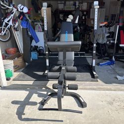 Pro form Weight Bench With Squat Rack