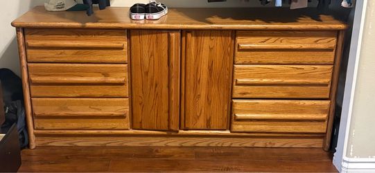Solid Oak Dresser