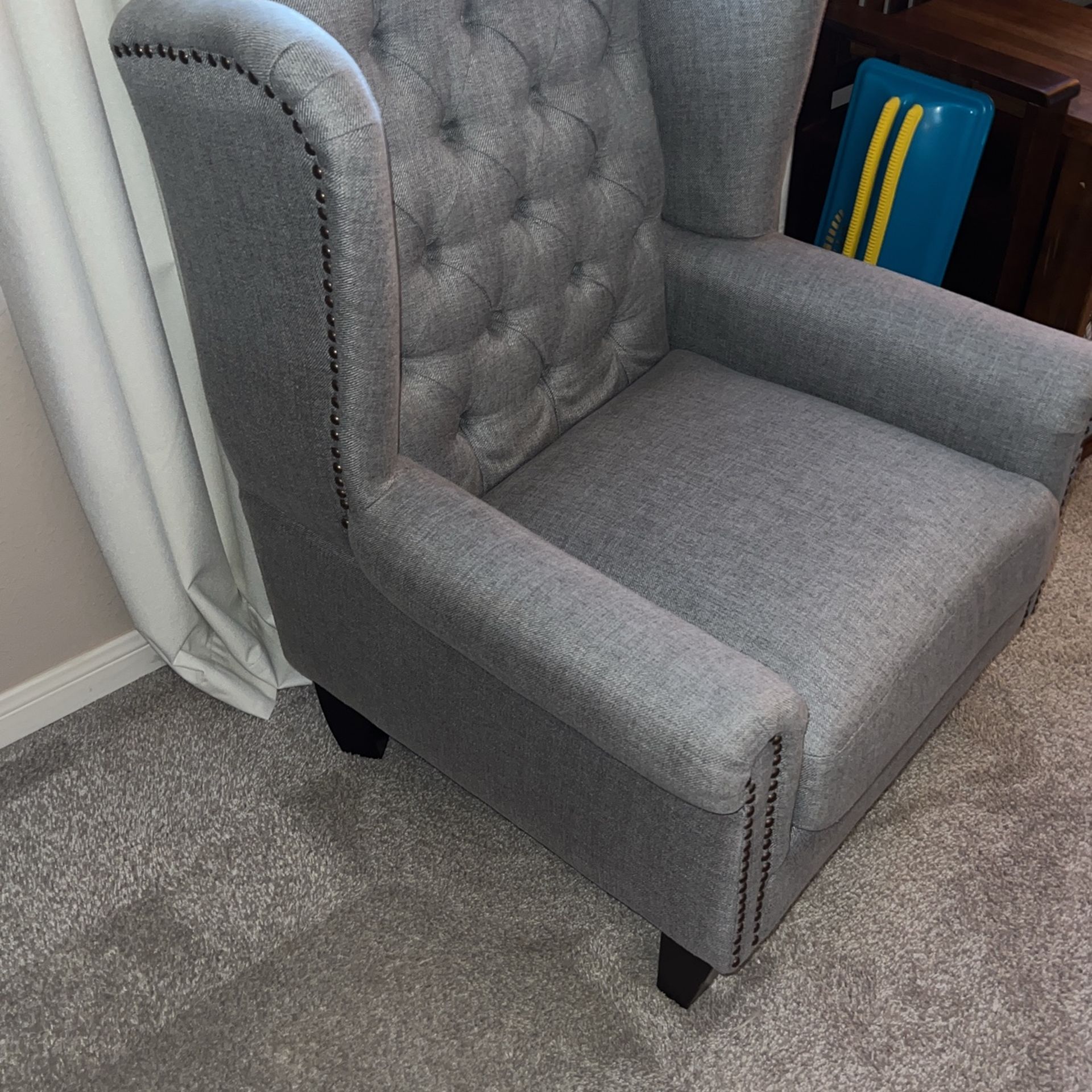 Gently Used Winged Back Chair. Paid $533