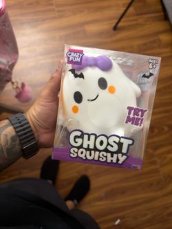 Crazy Fun Girl Ghost Squishy Toy