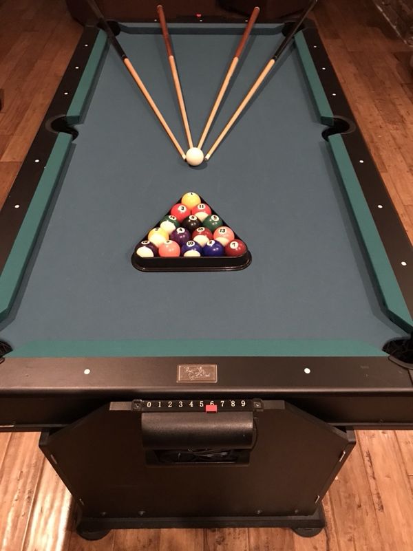 Air hockey pool table combo sekacamping