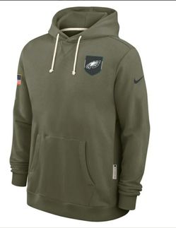 New!  2025 Philadelphia Eagles Salute To Service Hoodie XXL 