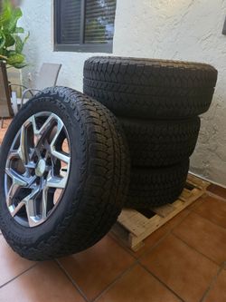 OEM GMC Sierra 1500 20” Wheels & Bridgestone Tires