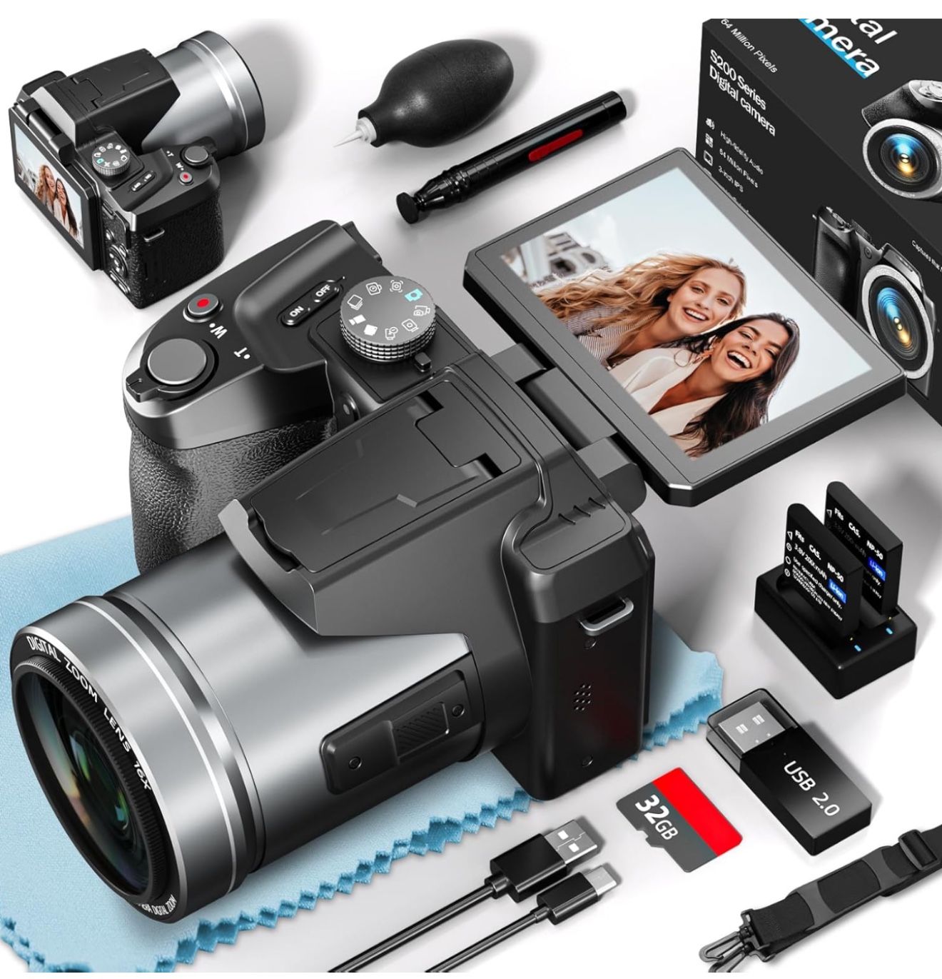 4K 64MP Digital Camera ( Brand New )
