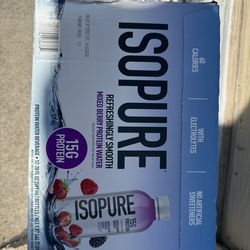 Isopure Mixed Berry Protein Water (12 x 20 fl oz Bottles)