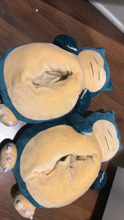 Snorlax slippers gently used