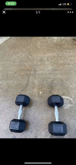 Pair 35 dumbells