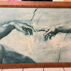 Creation Of Adam Framed Picture 