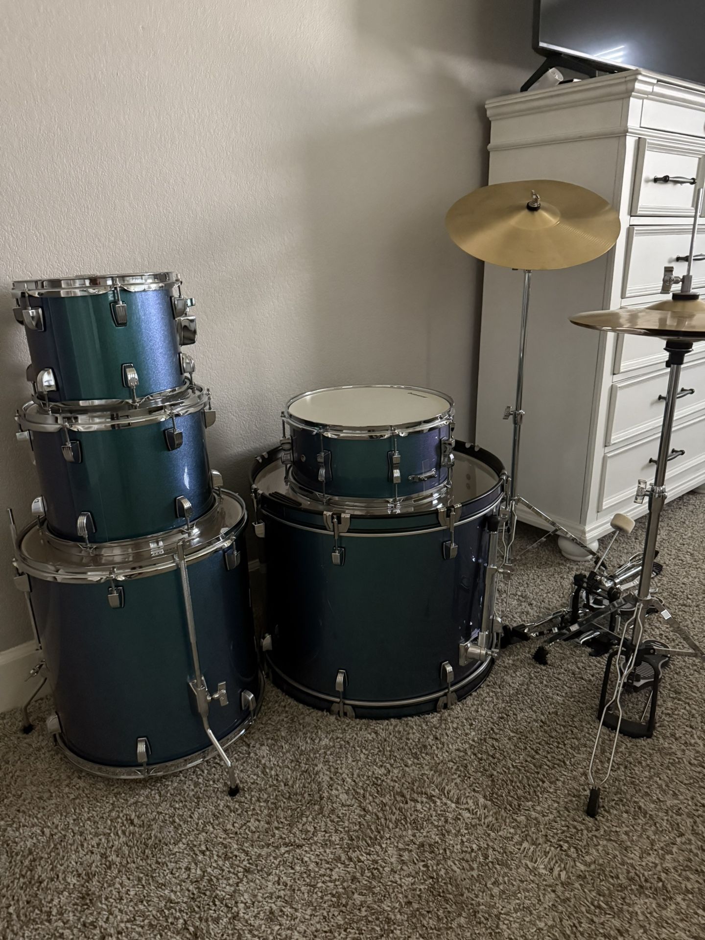 5 Piece Ludwig Drum Set