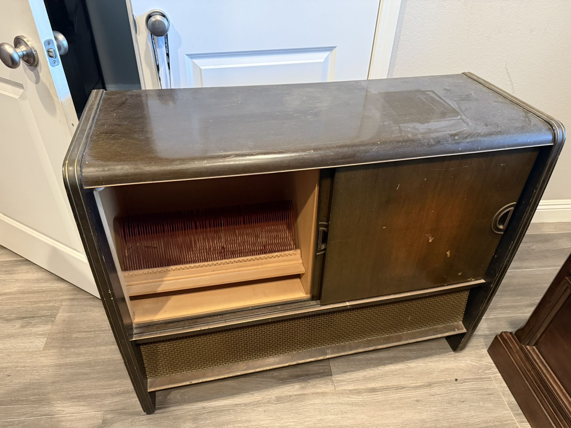Antique Radio Cabinet
