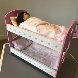 Doll Bed and Hanging Rack