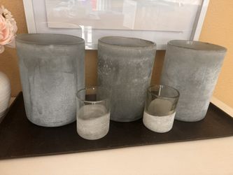 Pottery barn, frosted glass(moving Sale!