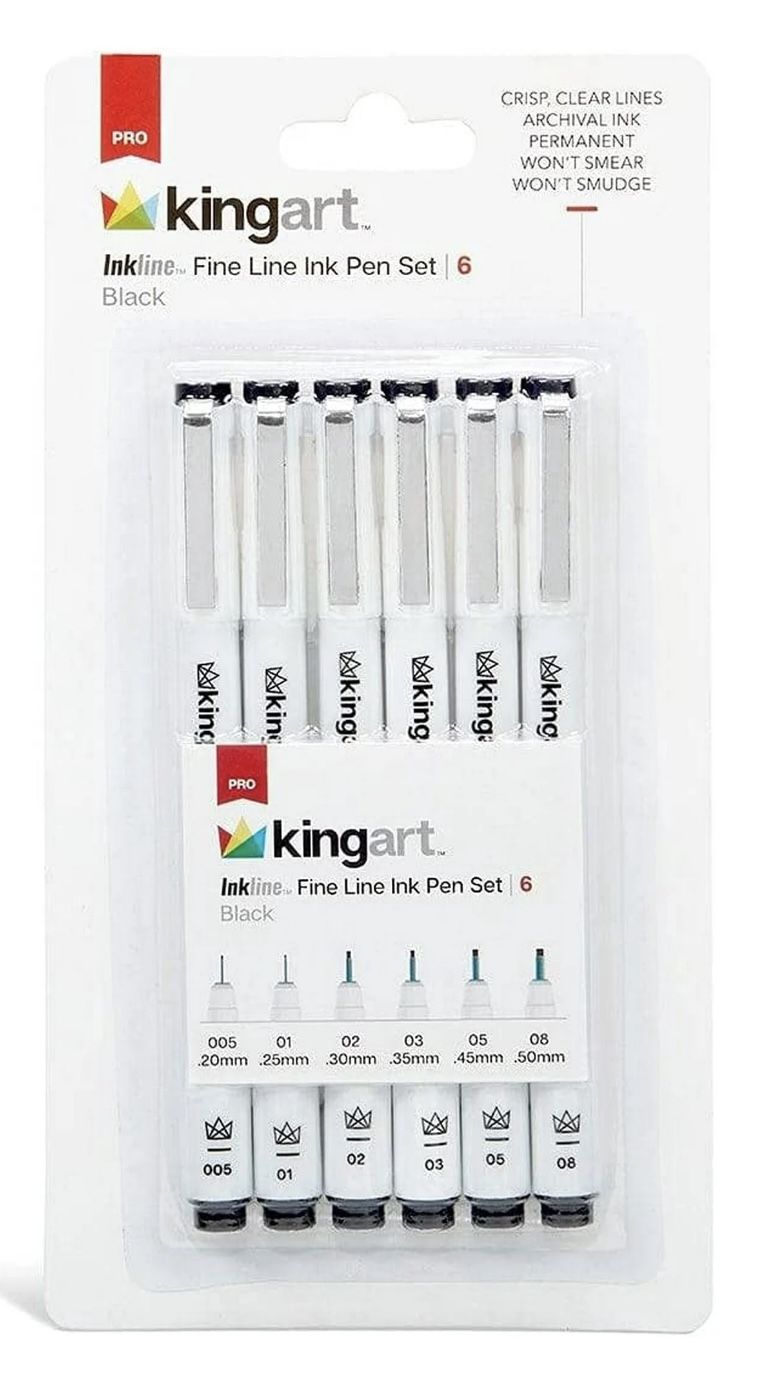 Kingart Inkline Fine Line Art&Graphic pens