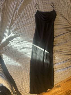 Black Spaghetti Strap Maxi Dress