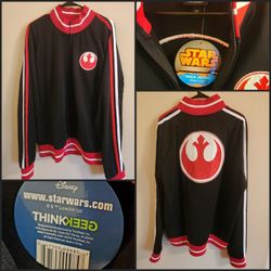 Star Wars Rebel Logo Track Jacket Men's XL XXL