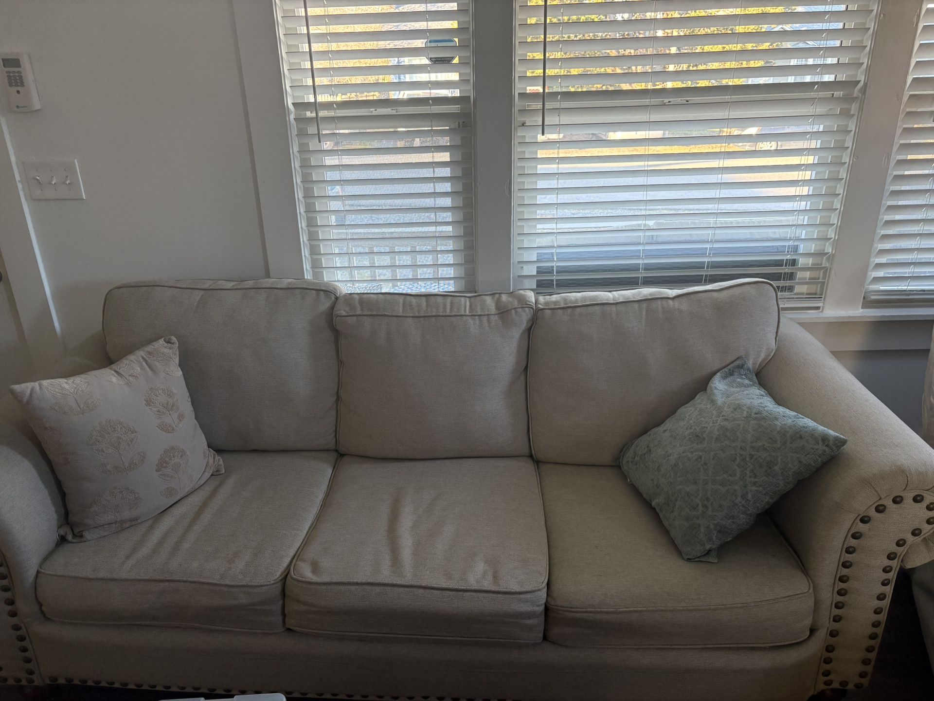 Ivory sleeper Sofa